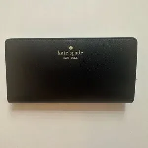 Black - Kate Spade ♠️ Madison Large Slimbfold Wallet