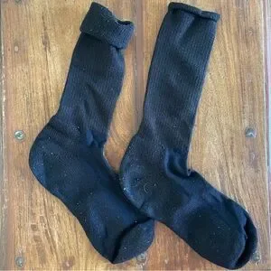 Black Men's Walking/ Hiking Socks Size L