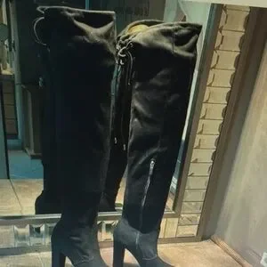 Black Over-the-Knee Boots