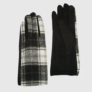 Black Plaid Gloves NWT Touchscreen