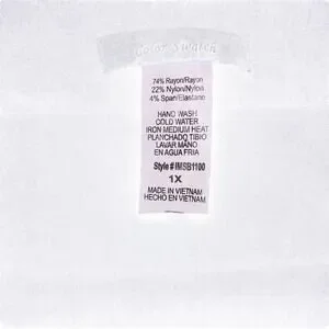 Black Skirt By Color Swatch For The Office Size 1X