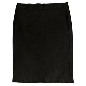 Black Skirt by Color Swatch for the office Size 1X