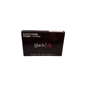 Black Up Paris Contouring Powder 9.5g X 2/0.33 Oz X 2 CONTPDR 02 New