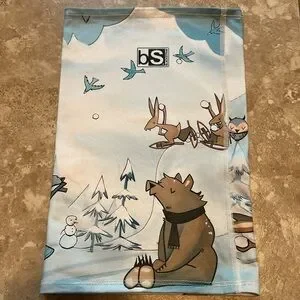 Blackstrap Kids Blue Skiing Snowboarding Fox Neck Gaiter Like New Face Mask