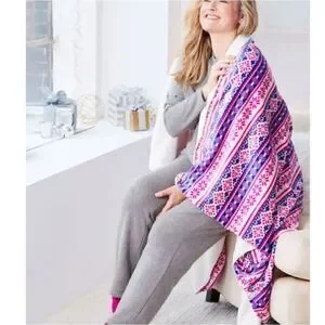 Blanket/throw & matching socks set NWT
