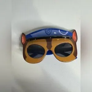 Blue and Brown Animal-Themed Sunglasses