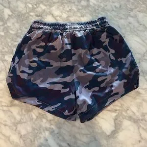 Blue And Purple Camouflage Shorts Meat Sportswear “Lifting Short” Size Small
