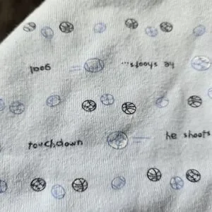 Blue And White Baby Onesie Set
