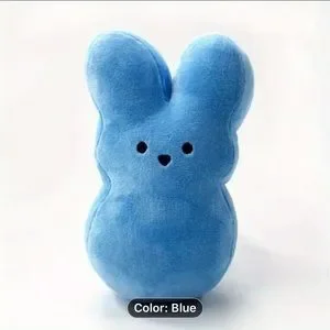 Blue Bunny/peeps stuffed animal. Plush and firm. New in bag. 6” x 3.75”