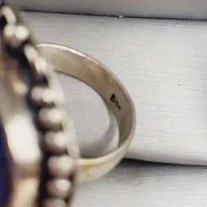 Blue Lapis Lazuli Statement Ring