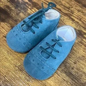 Blue Suede Baby Shoes