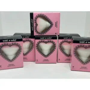 BNIB Wet-N-Wild Kabuki Makeup Brush Set-of-6 Ultra Domed Powder Full Coverage