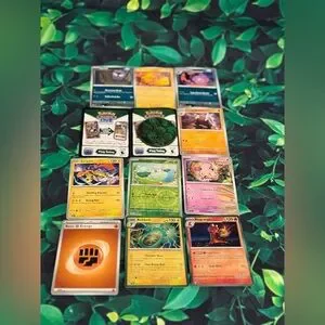 BOGO 1 Pawmi Pokémon Coin 2 Unused Code Cards And 10 Variety Pokémon Cards