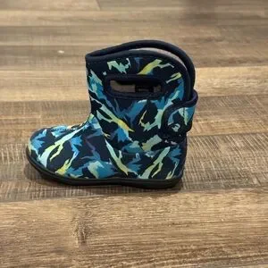 Bogs Boots Toddler Kids Faux Fur Lined Snow Rain Boots Size 9 Waterproof