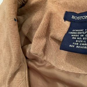 Boston Proper Women’s Equestrian Tan Leather Jacket Sz L