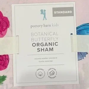 Botanical Butterfly Organic Sham - PBK