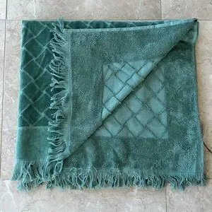 Bottega Veneta Intrecciato Light Green Beach Towel