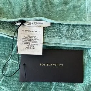 Bottega Veneta Intrecciato Light Green Beach Towel