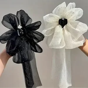 Bow Hair Clip- Set Of Two