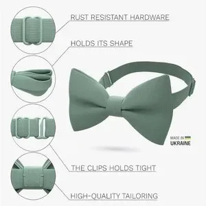Bow Tie House Kids Bow Tie In Fern Green