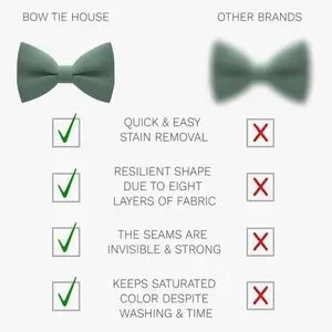 Bow Tie House Kids Bow Tie In Fern Green