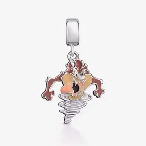 Bracelet Charm For Pandora Looney Tunes Taz Sterling Silver
