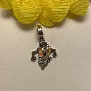 Bracelet Charm For Pandora Looney Tunes Taz Sterling Silver