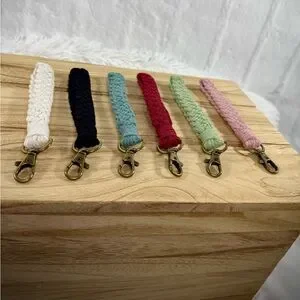 Braided Woven Wrislet Keychain Strap