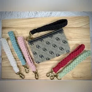 Braided Woven Wrislet Keychain Strap