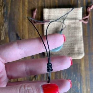 Brand New Bloodstone Moon Necklace Bloodstone Necklace Crystal Moon Necklace