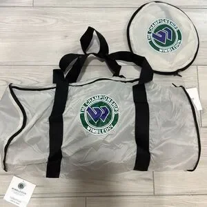 BRAND NEW WIMBLEDON® THE ALL ENGLAND LAWN TENNIS AND CROQUET CLUB DUFFLE BAG - W