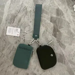 Brand new with tags Lululemon dual pouch keychain