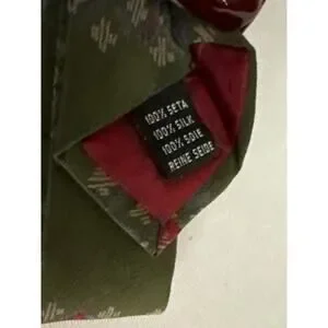 Brandini Le Collezioni Vintage Retro Silk Neck Tie Made In Italy 58'in Length
