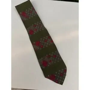 Brandini Le Collezioni Vintage Retro Silk Neck Tie Made in Italy 58'in Length