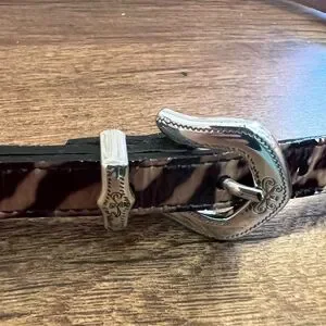 Brighton Leopard Print Women's Belt