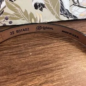 Brighton Leopard Print Women's Belt