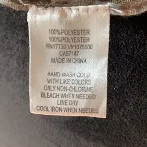 Brown And Floral Scarf