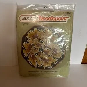 Bucilla Needlepoint “Lyric” 4816‎ Decorator Pillow 15”