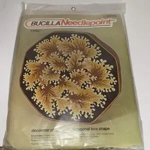 Bucilla Needlepoint “Lyric” 4816 Decorator Pillow 15”