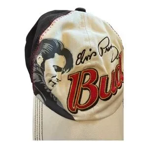 Budweiser Dale Earnhardt Jr 8 Elvis Presley 30th Chase Authentics Adj. Hat
