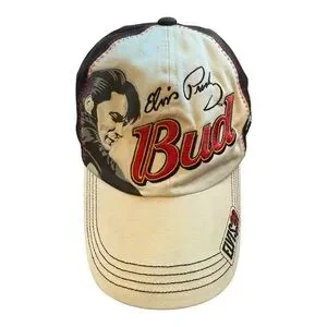 Budweiser Dale Earnhardt Jr 8 Elvis Presley 30th Chase Authentics Adj. Hat