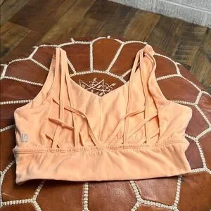 BuffBunny Collection Womens Sherbert Orange Sports Bra