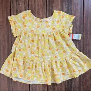 Bundle (3) Youth Girls 10 12 Floral Tops Tiered Girlie Summer Cat Jack Cherries