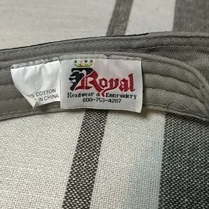 Bundle Of Two Matching Great Bear Lodge Visors With Adjustable Velcro Back GUC