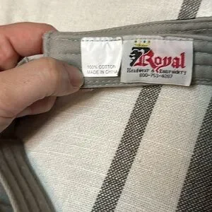 Bundle Of Two Matching Great Bear Lodge Visors With Adjustable Velcro Back GUC