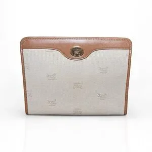 BURBERRY Beige Clutch Bag (Pre-owned Authentic & Vintage)
