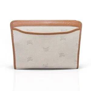 BURBERRY Beige Clutch Bag (Pre-owned Authentic & Vintage)