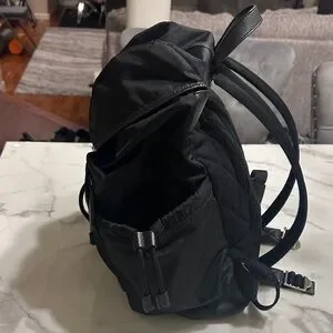 Burberry Charcoal Nylon Baby Essentials Backpack - With Changing Mat