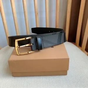 Burberry Men's Checkered Belt