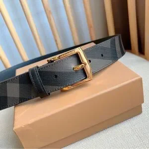 Burberry Men's Checkered Belt